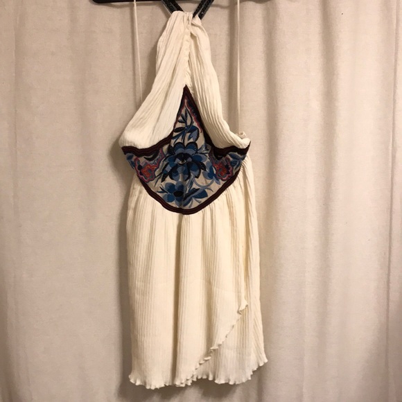 Free People Marcela Mini Pleated Halter Dress - Picture 5 of 7